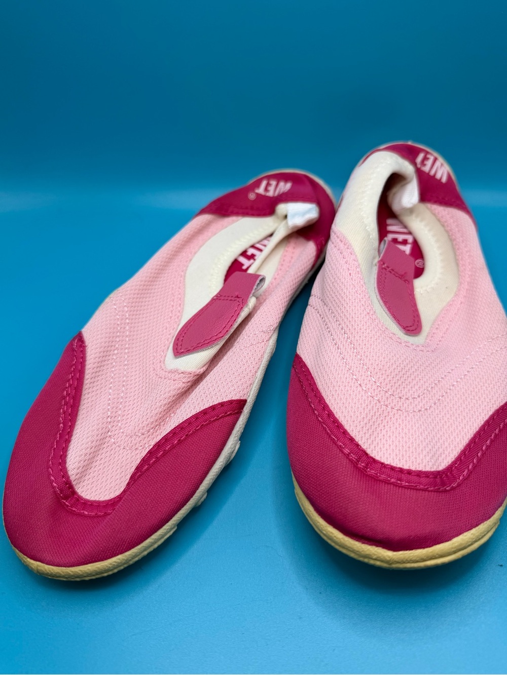 Women's Pink Water-Friendly Slip-On Athletic Shoes